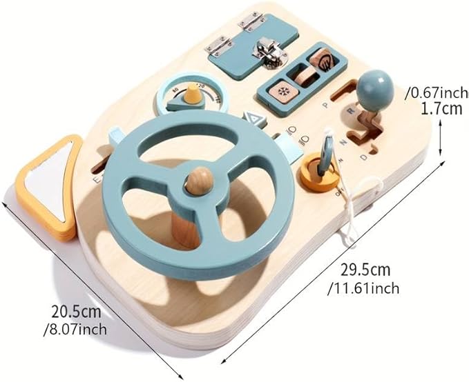Montessori Wooden Driving Busy Board