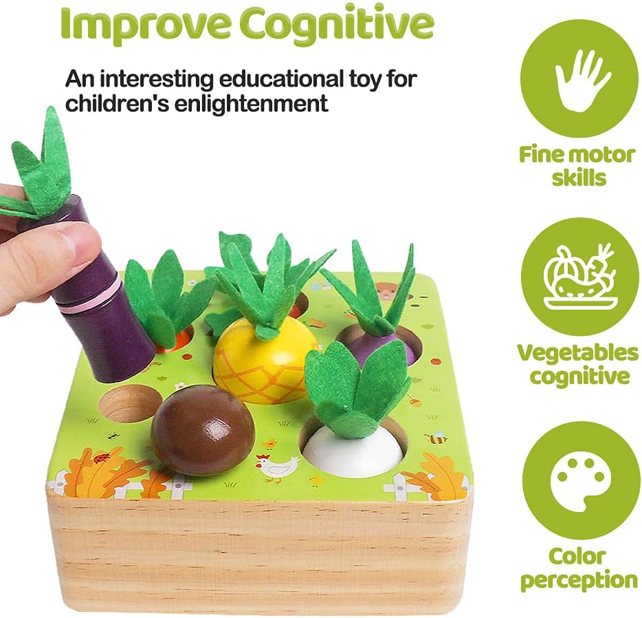 Montessori Vegetable Garden Sorting Toy