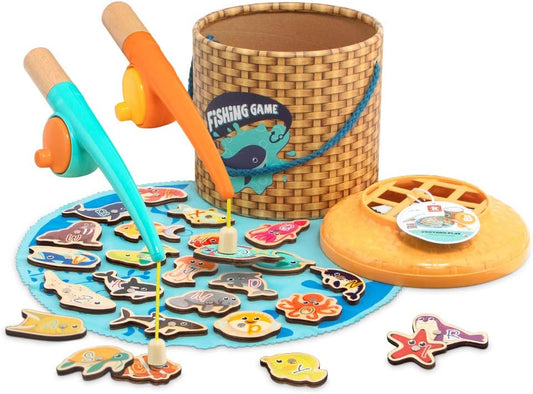 Montessori Magnetic Fishing Game
