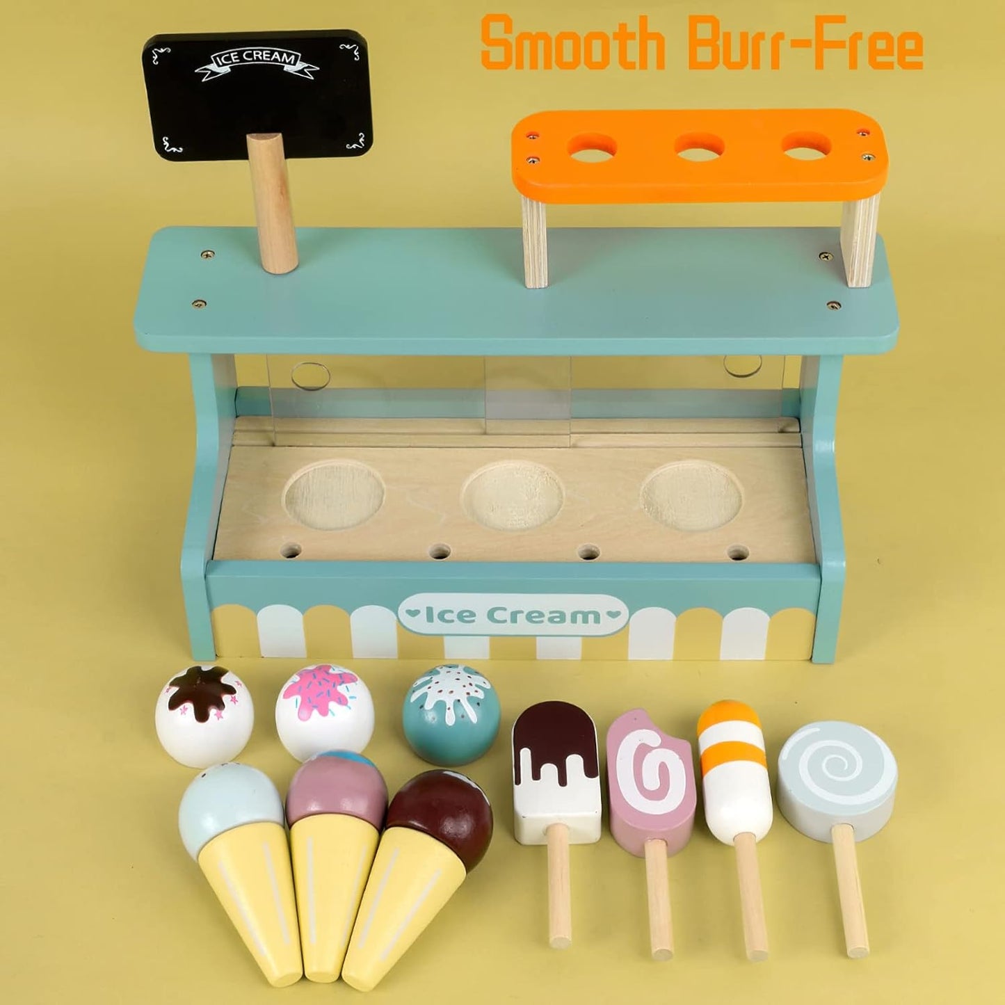 Montessori Wooden Ice Cream Stand
