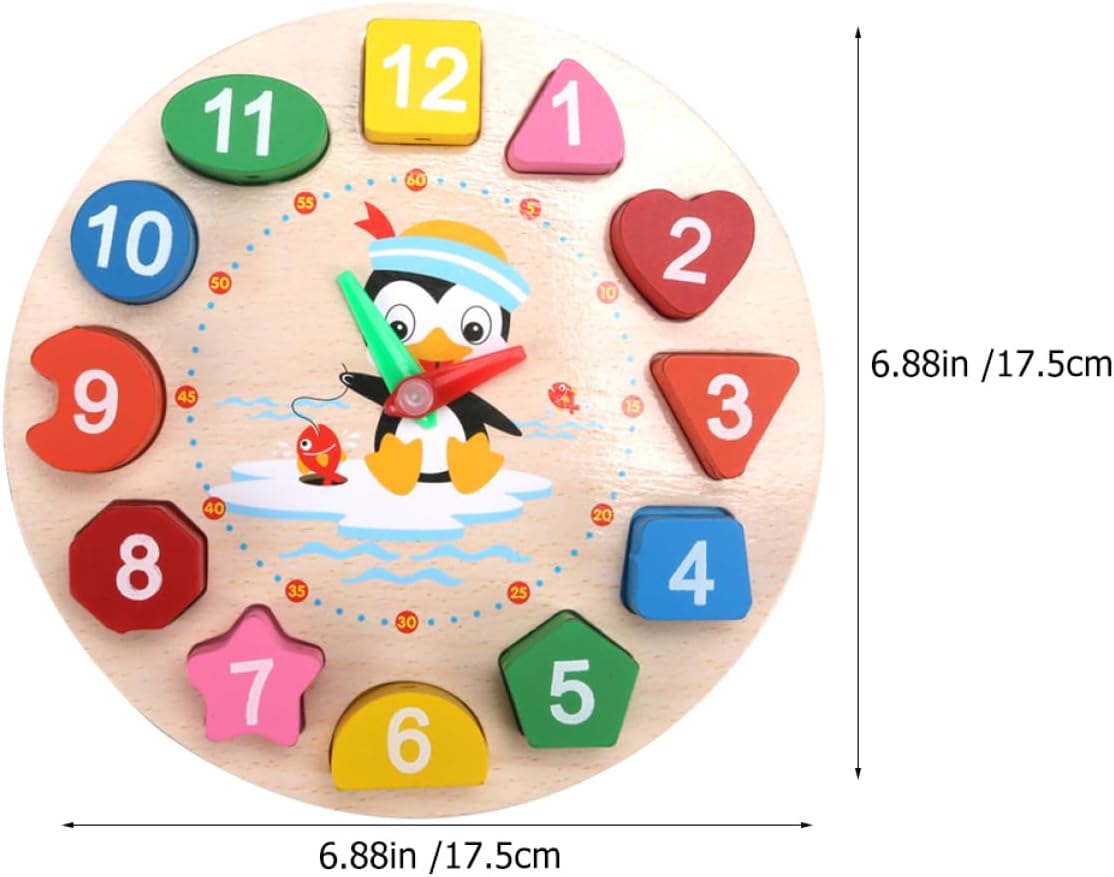 Montessori Wooden Teaching Clock