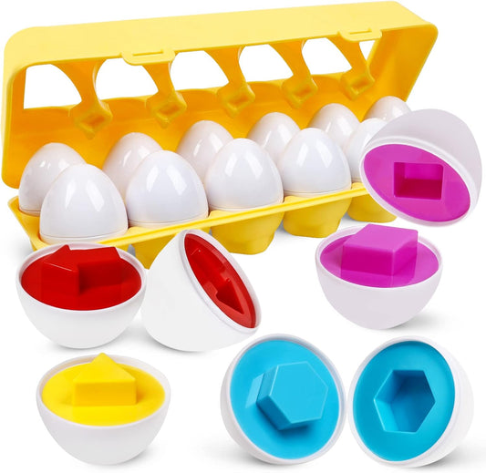 Montessori Shape Matching Eggs