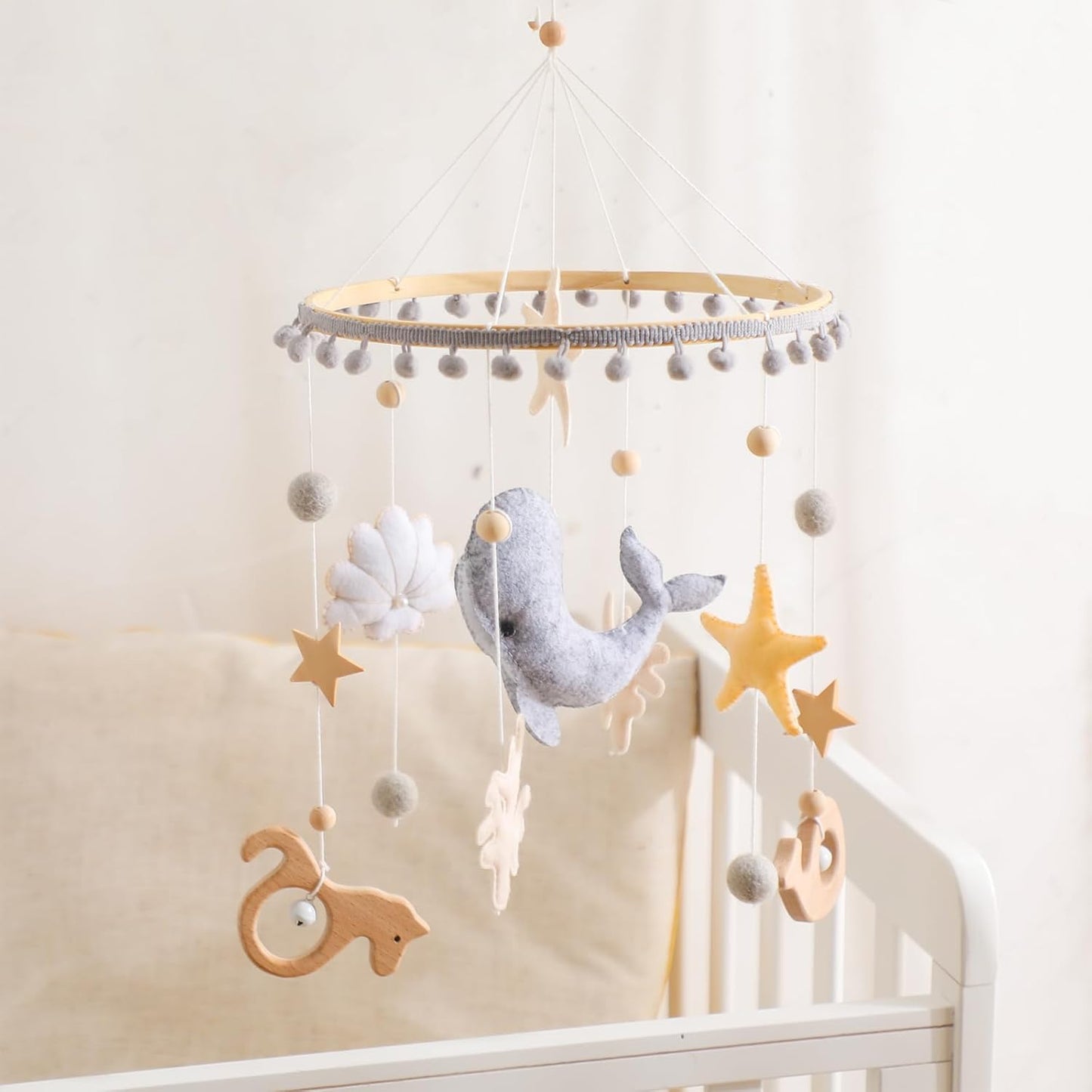 Montessori Wooden Ocean Mobile