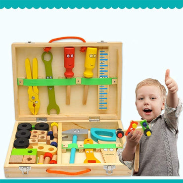 Montessori Wooden Tool Set