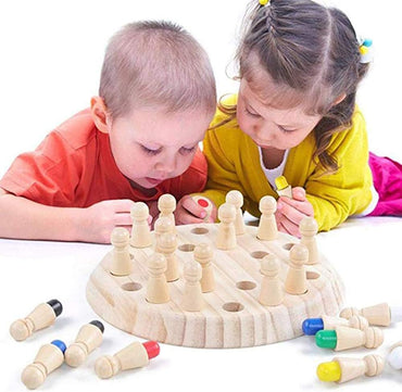 Montessori Wooden Memory Peg Board