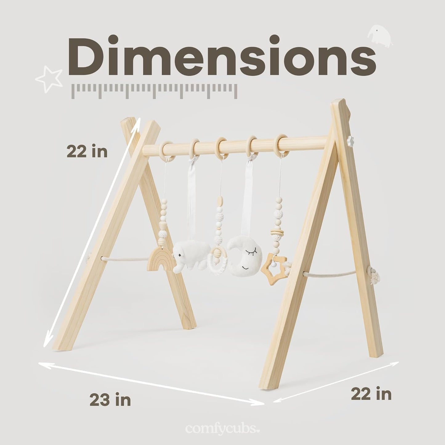 Montessori Wooden Play Gym