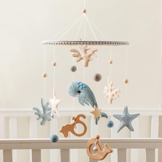 Montessori Wooden Ocean Mobile