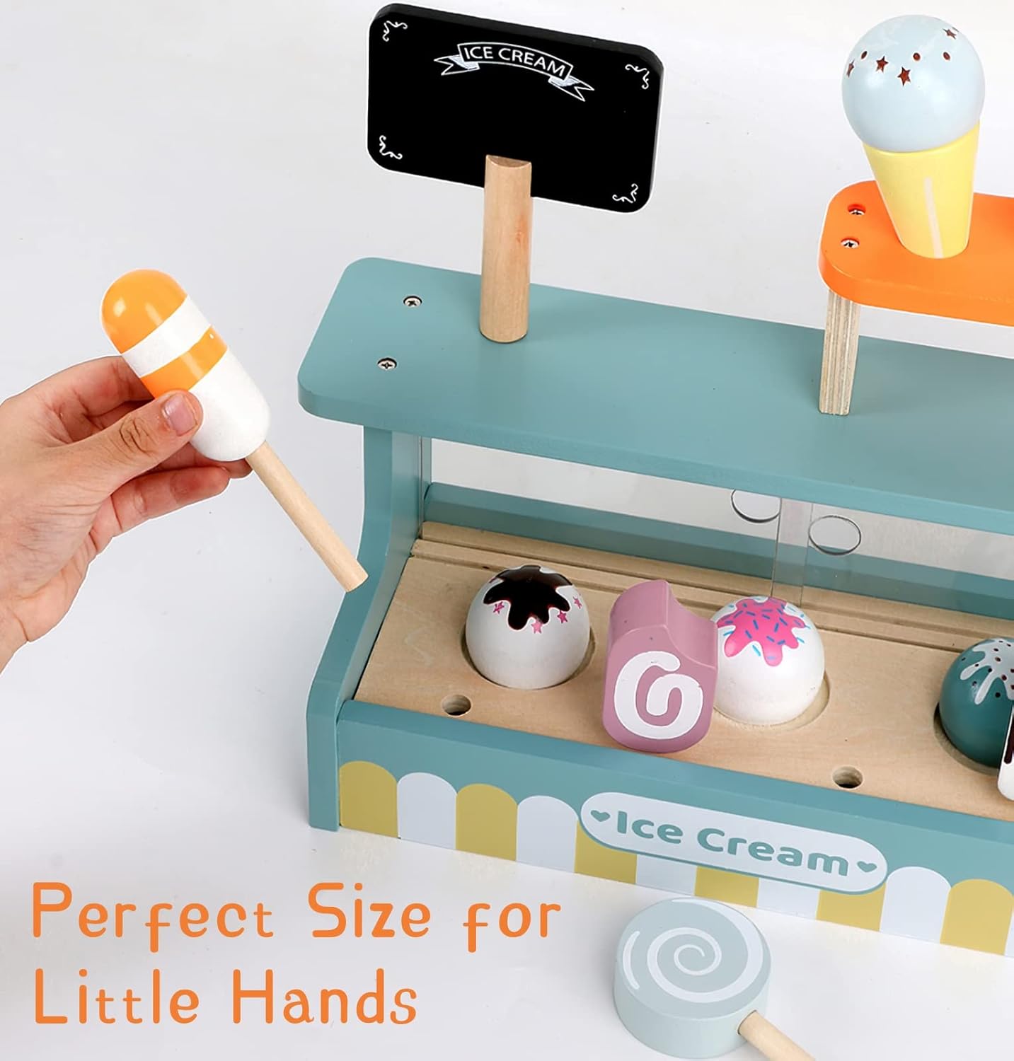 Montessori Wooden Ice Cream Stand