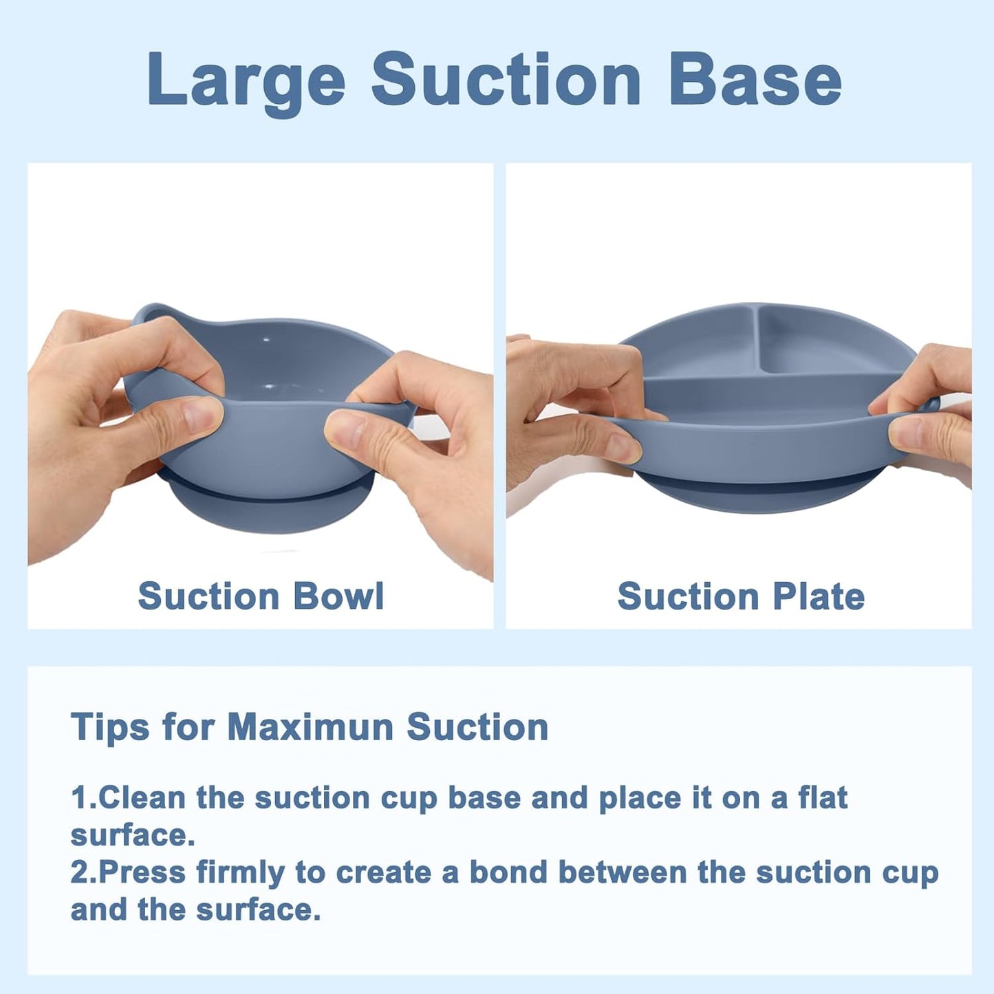 Montessori Silicone Feeding Set