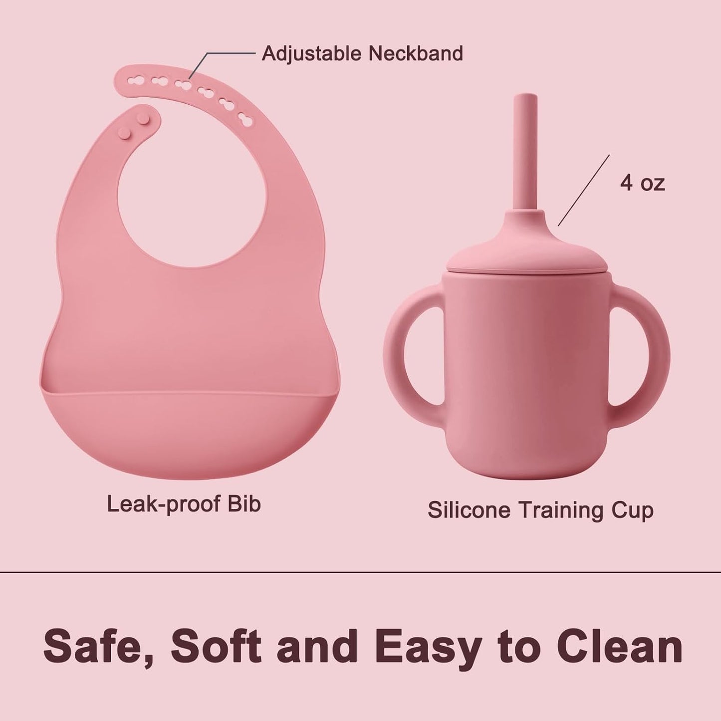 Montessori Silicone Feeding Set