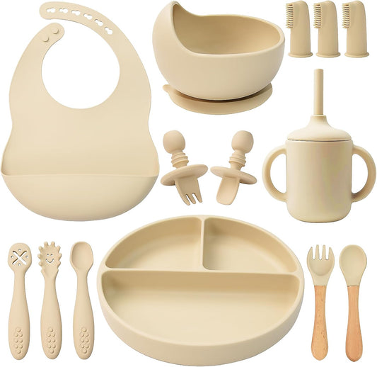 Montessori Silicone Feeding Set