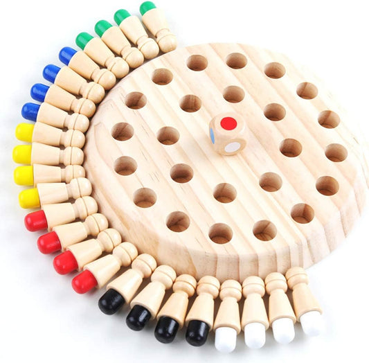 Montessori Wooden Memory Peg Board
