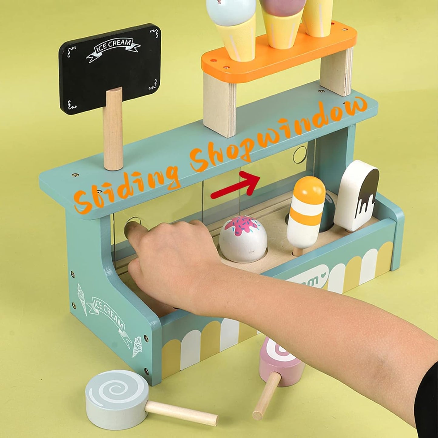 Montessori Wooden Ice Cream Stand