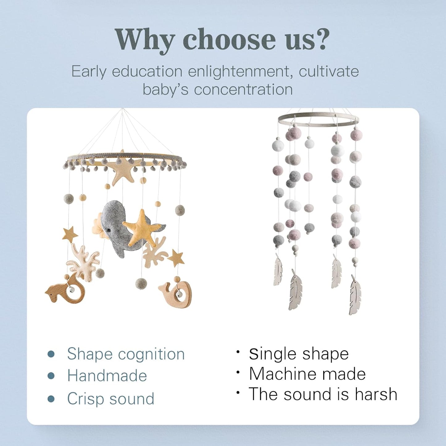 Montessori Wooden Ocean Mobile