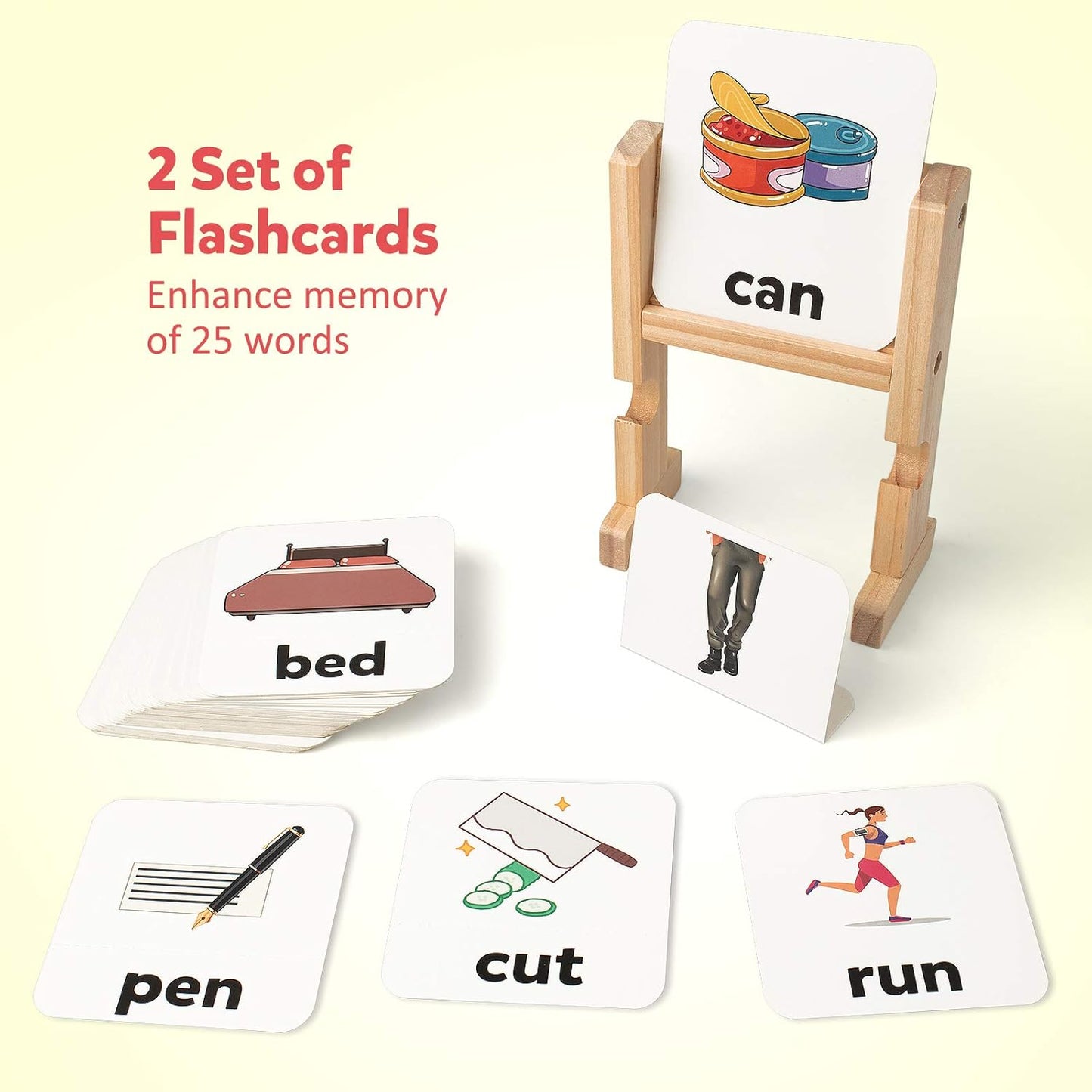 Montessori Spinning Word Builder – Wooden Phonics Toy