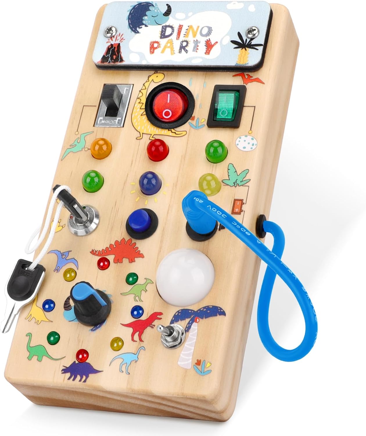 Montessori Wooden Light Switch Board