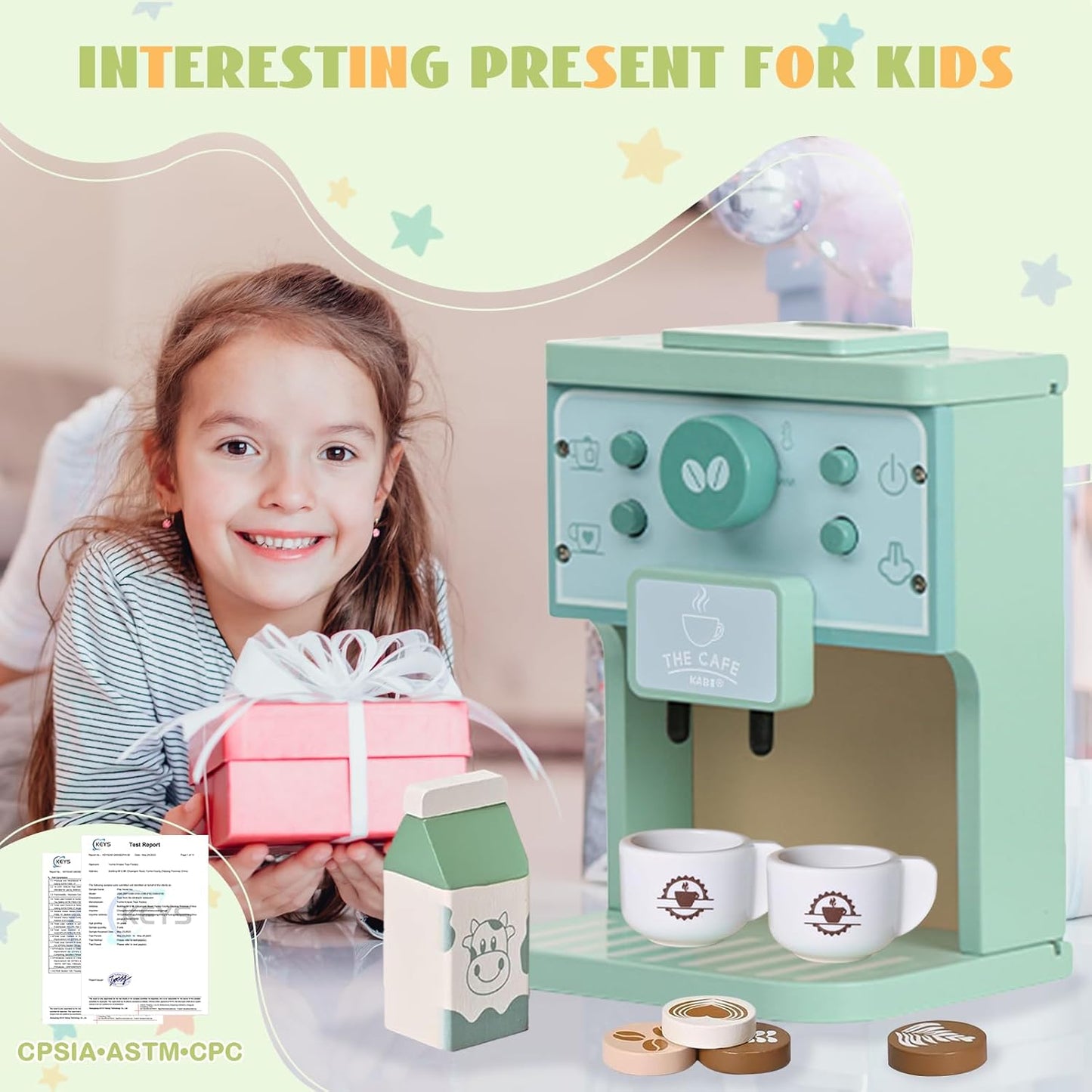 Montessori Wooden Coffee Maker