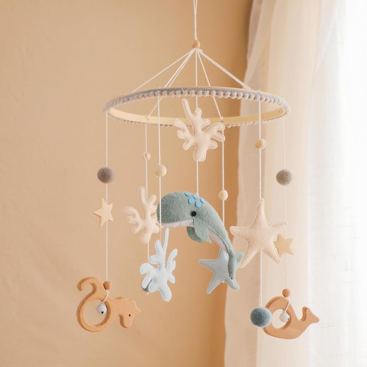 Montessori Wooden Ocean Mobile