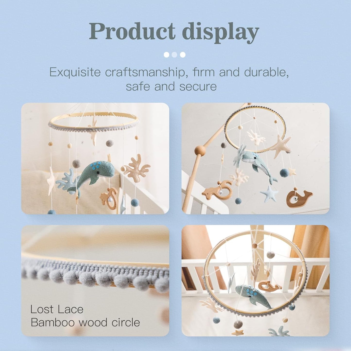 Montessori Wooden Ocean Mobile