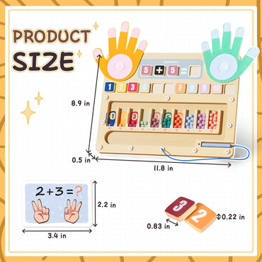 Montessori Deluxe High Five Math Set