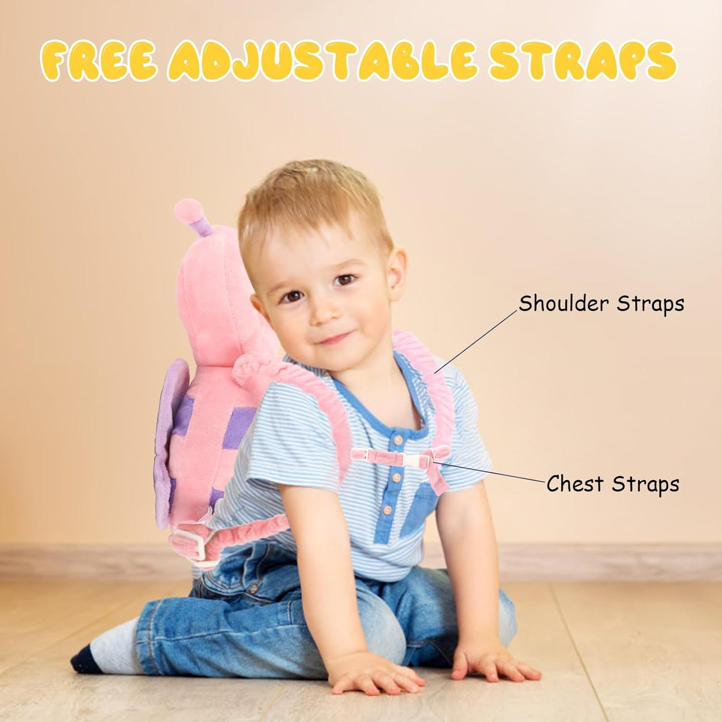 Montessori Baby Head Protection Backpack