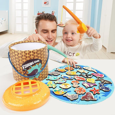 Montessori Magnetic Fishing Game
