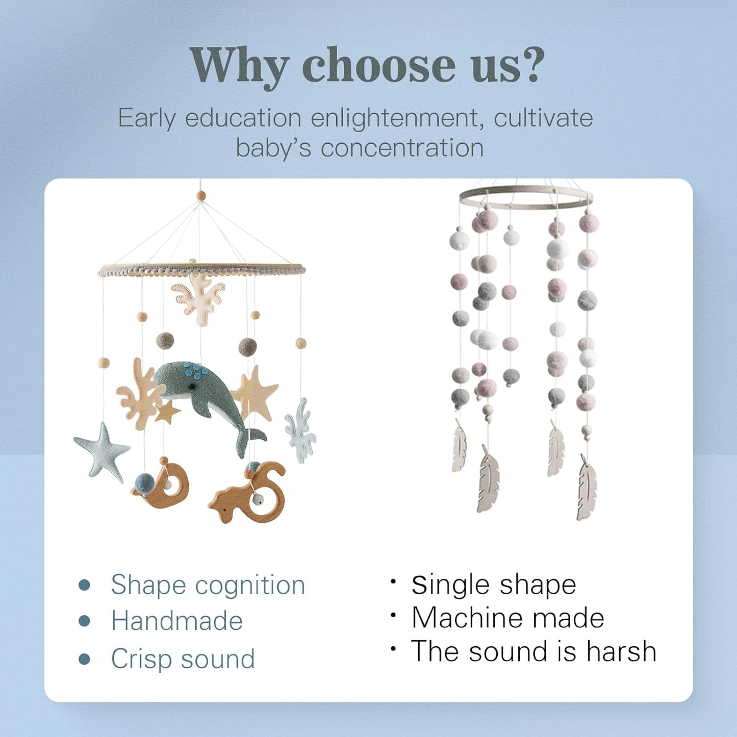 Montessori Wooden Ocean Mobile