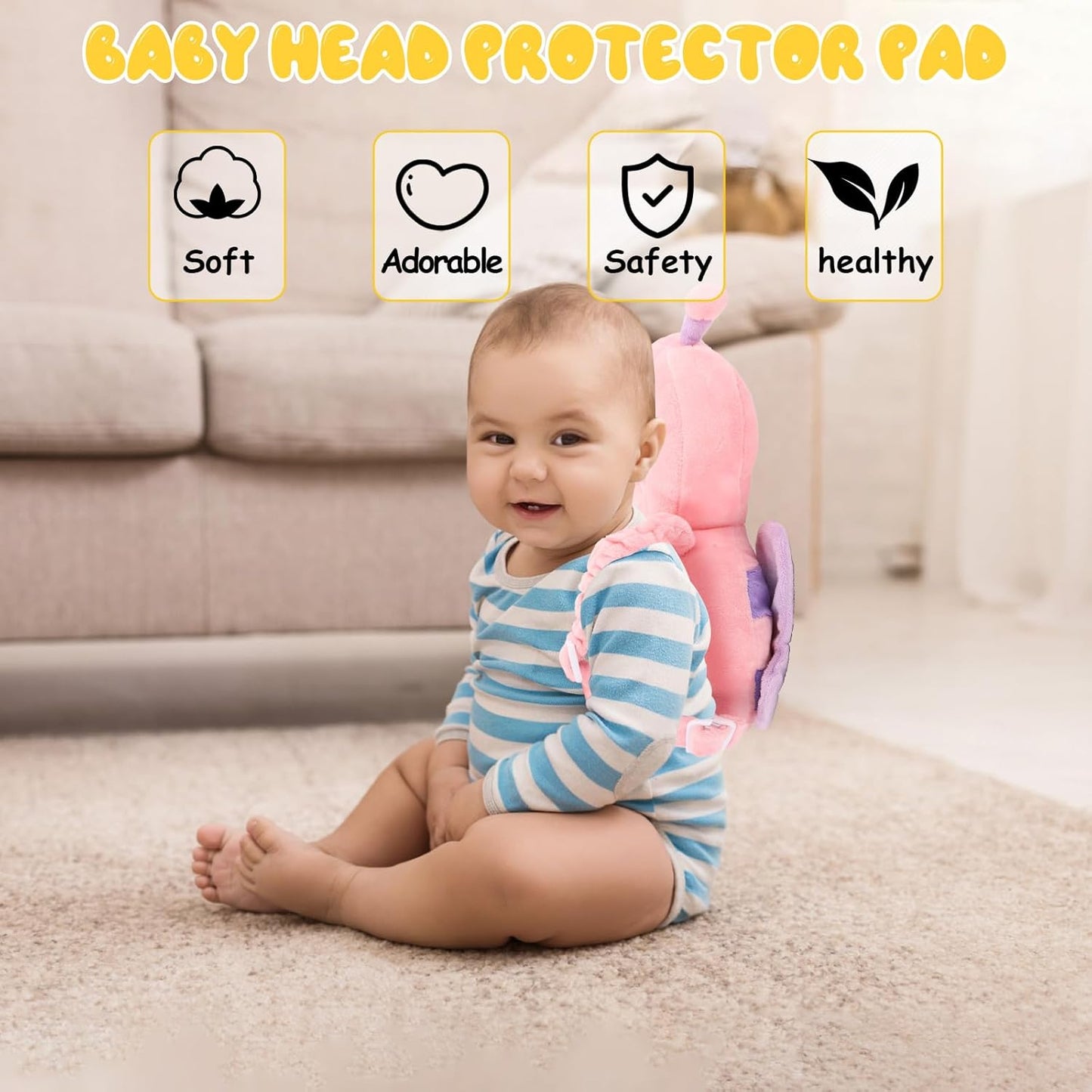 Montessori Baby Head Protection Backpack