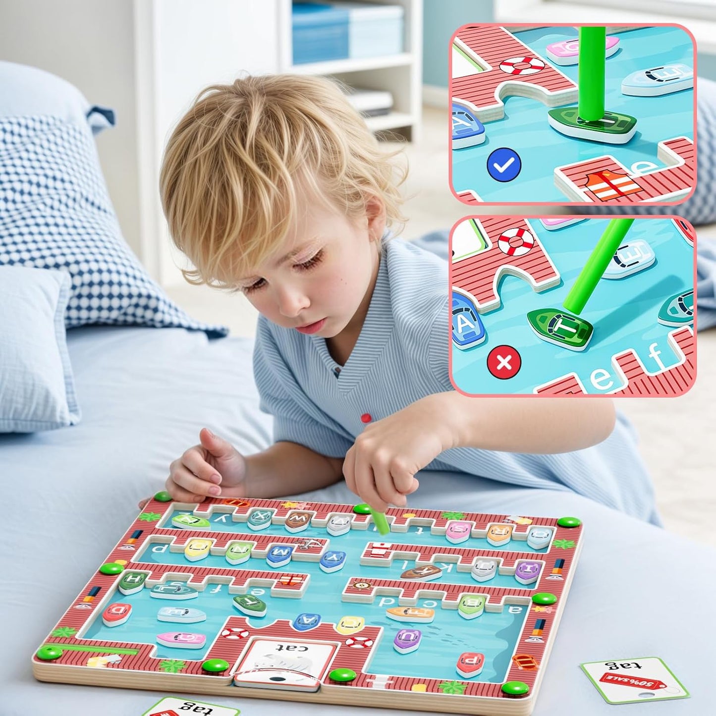 Montessori Magnetic Alphabet Maze