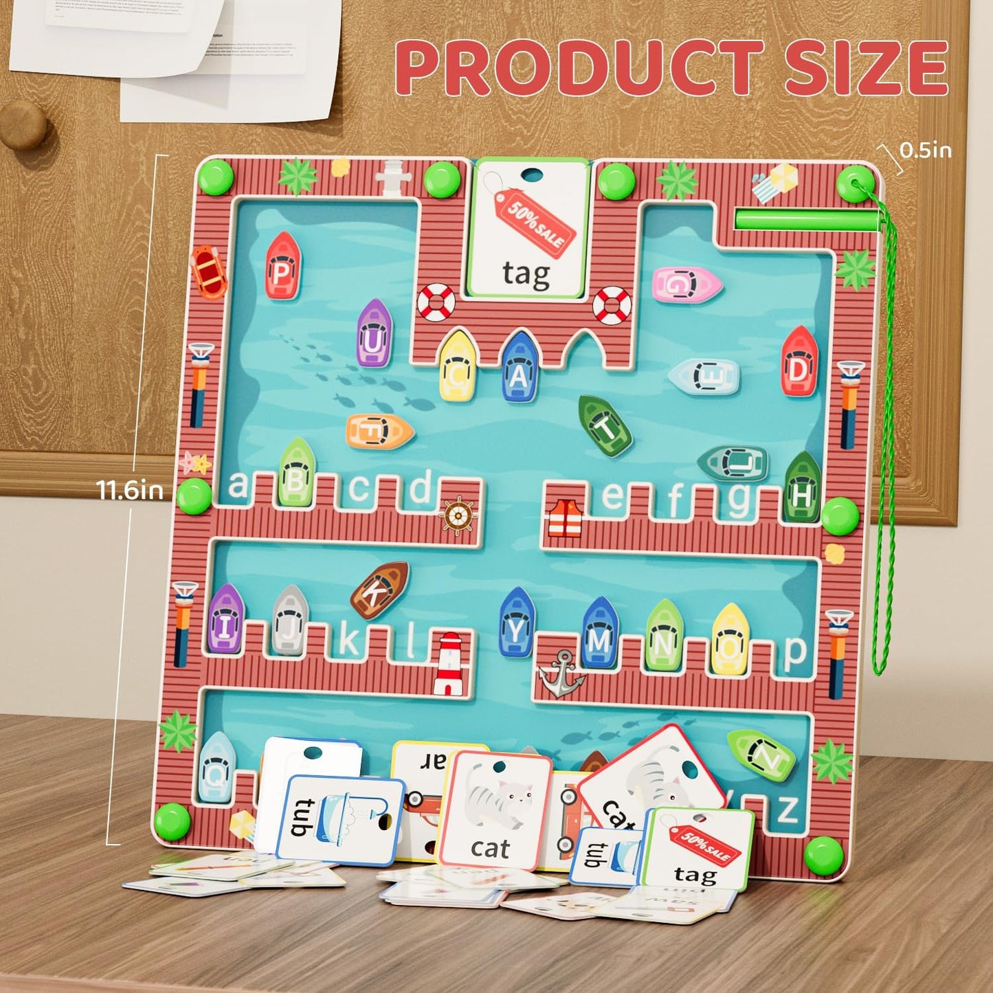 Montessori Magnetic Alphabet Maze