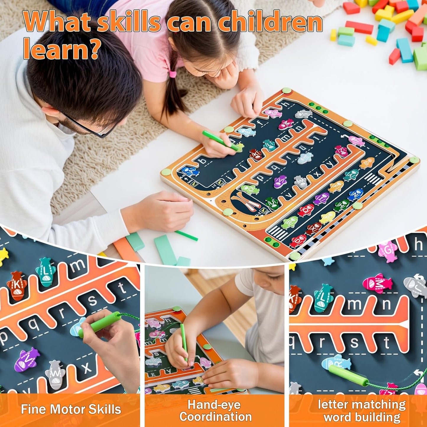 Montessori Magnetic Alphabet Maze