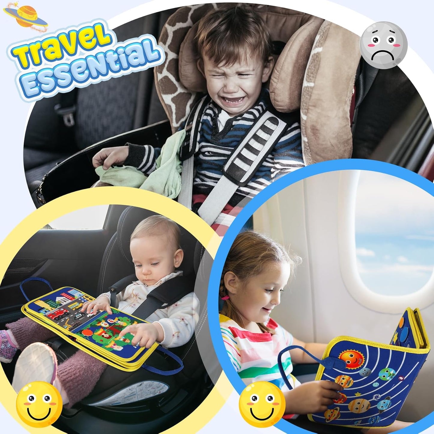 Montessori Sensory Travel Activity Board
