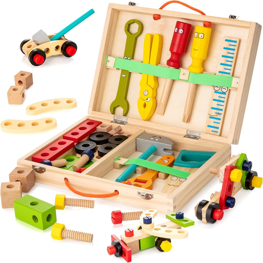 Montessori Wooden Tool Set