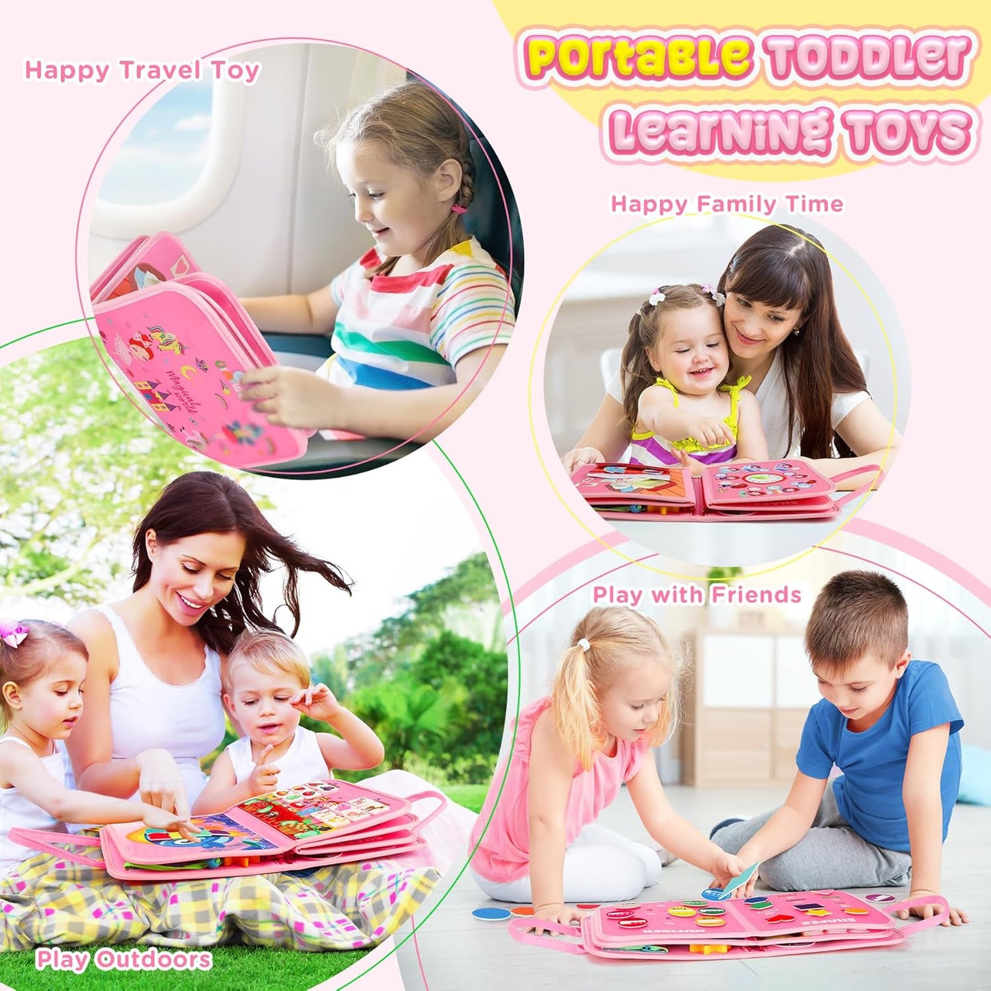 Montessori Sensory Travel Activity Board