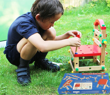 Montessori Wooden Build & Play Chair