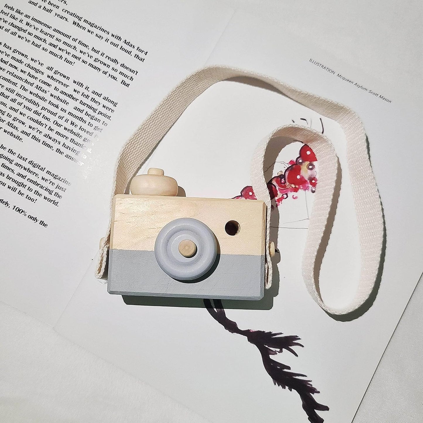 Montessori Wooden Pretend Camera