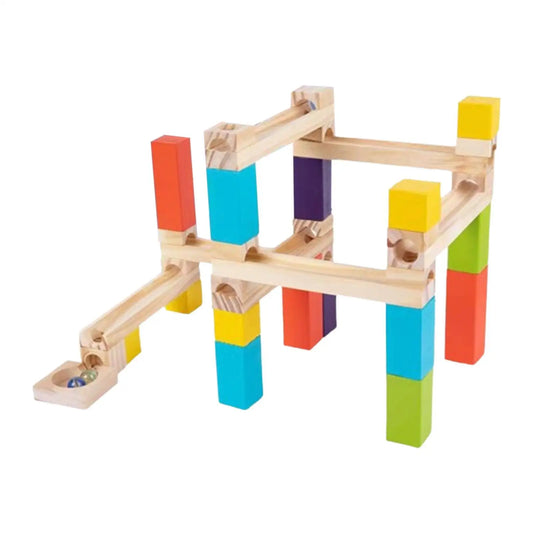 Montessori Build & Roll Marble Track