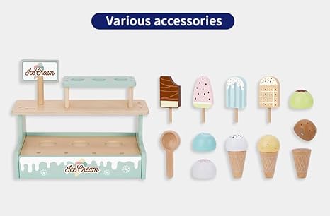 Montessori Wooden Ice Cream Stand