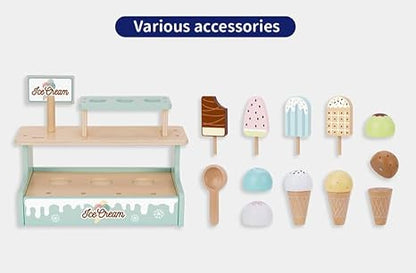 Montessori Wooden Ice Cream Stand