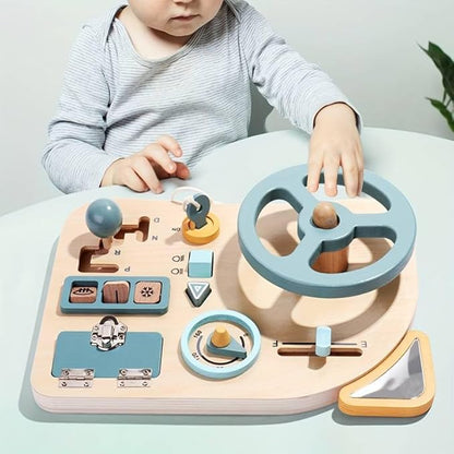 Montessori Wooden Driving Busy Board