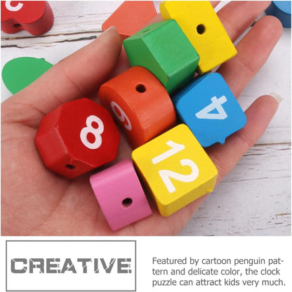 Montessori Wooden Teaching Clock