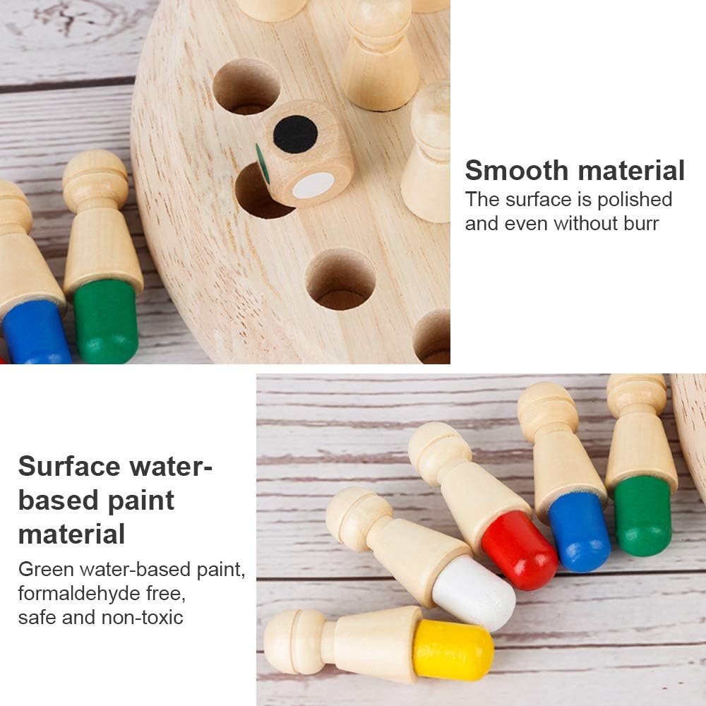 Montessori Wooden Memory Peg Board