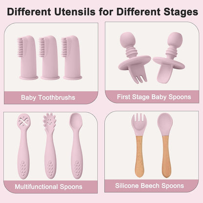 Montessori Silicone Feeding Set