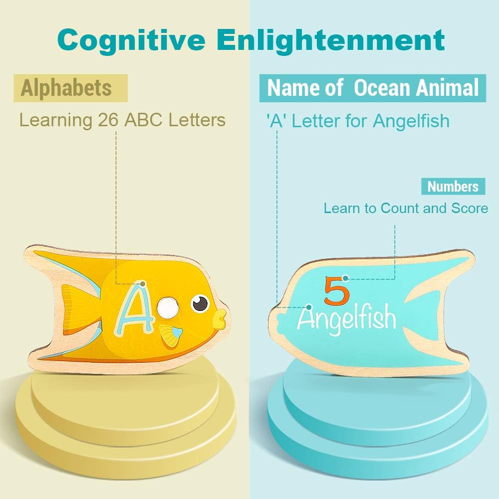 Montessori Magnetic Fishing Game