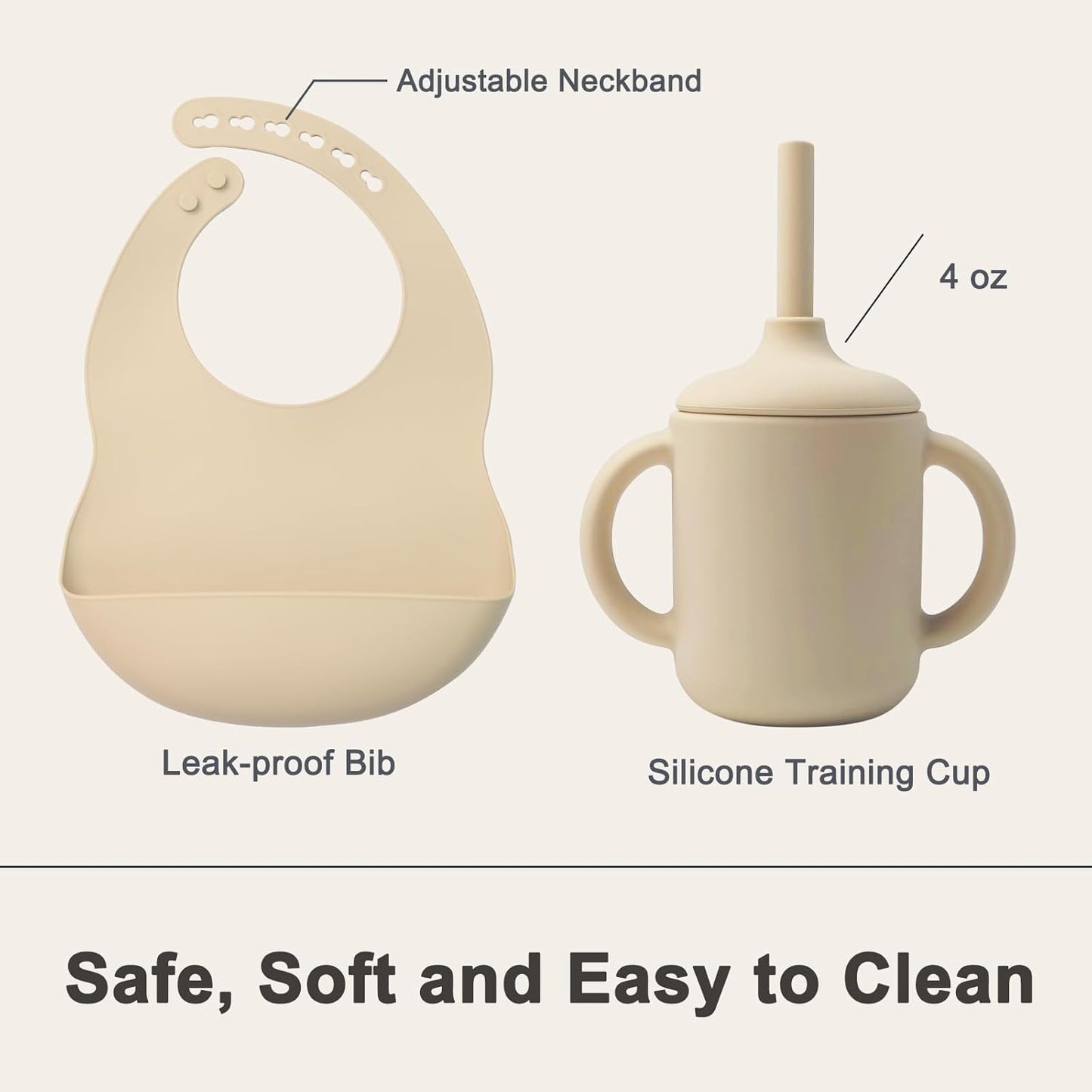 Montessori Silicone Feeding Set