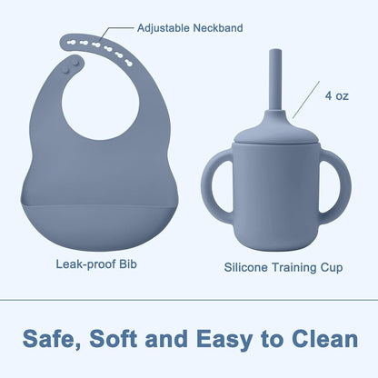Montessori Silicone Feeding Set