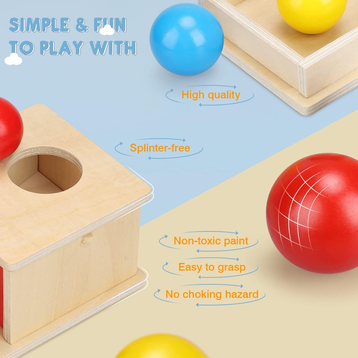 Montessori Object Permanence Box