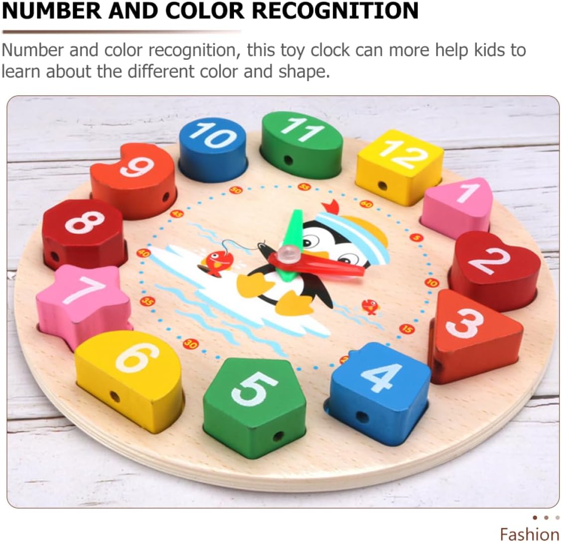 Montessori Wooden Teaching Clock