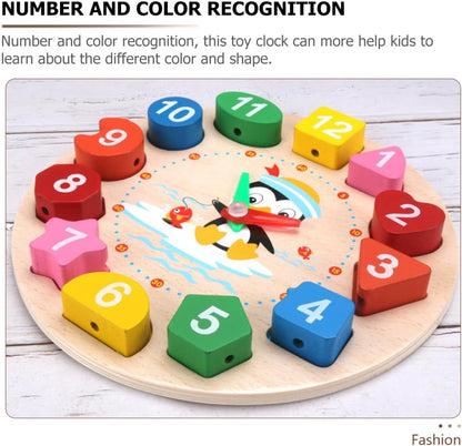 Montessori Wooden Teaching Clock