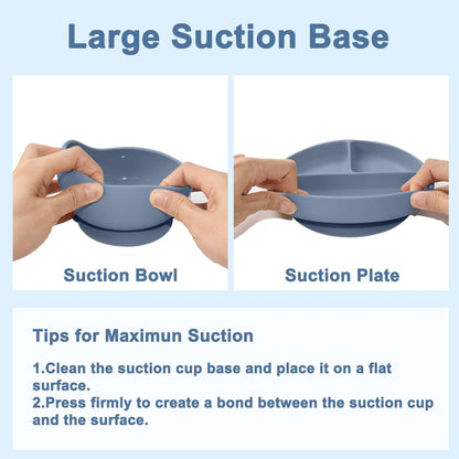 Montessori Silicone Feeding Set